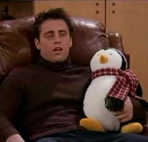 Friends of Penguin joeys haggis hugsy old friend with surrounding plush toy doll