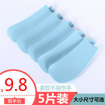 5 pieces small fan blade plastic small ceiling fan mini clip fan 4 page accessories universal wind leaf