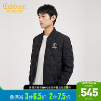 Cabbeen Carbine Mens Casual Down Jacket 2021 Winter New Trend Vintage Print Warm B