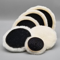 Car Rabbit wool polished disc for tattooing wheel coarse wax Rabbit wool ball fine wool wheel 3 inch 5 inch 6 inch 7 inch wool tray