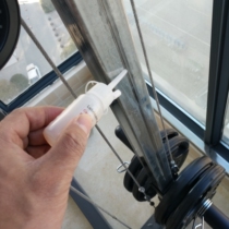 Frame squat rack slide rail noise lubricating oil