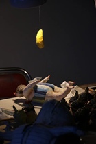 The cloud blower independently designed the hand-made doll hand-held ceramic doll to hug the personality gift