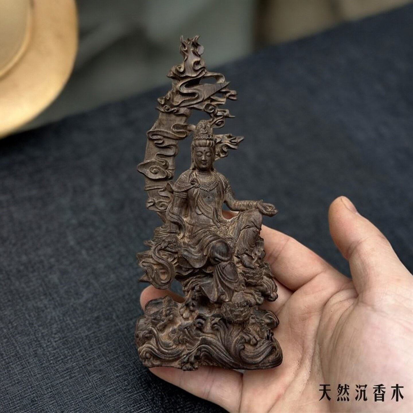 中国　木彫　紫檀　道教　文人 莆田沉香木雕观音-莆田沉香木雕观音促销价格、莆田沉香木雕观音品牌- 淘宝