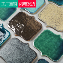 Netred Kiln Lantern Handmade Brick Art Tile Restaurant Kitchen Homestay Background Wall Unicorn Ice Cracking Brick Metal Brick
