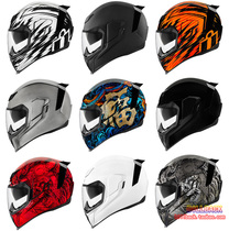 Spot ICON Airflite double lens men and women motorcycle helmet retro street car sports car full helmet