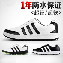 Van Zesa Golf Shoes Mens Waterproof Shoes Casual Nail Shoes Non-slip Breathable Shoes Super Soft