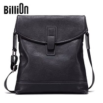 Cold beast shoulder bag mens leather mens bag cowhide trend Korean leisure business crossbody backpack mens bag Tide brand