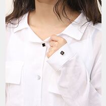 Anti-light buckle sewn-free shirt button hidden button button invisible ins style brooch jewelry small fragrance style high-end snap button