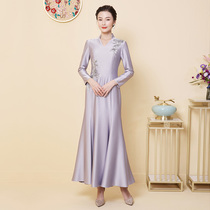 Dress 2021 New elegant temperament thin wedding mother dress noble long dress dress high quality autumn