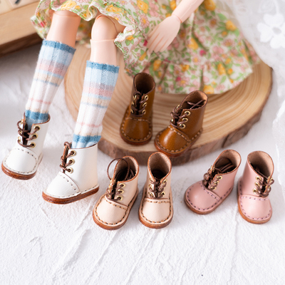 taobao agent Blythe baby shoes OB22 shoes small cloth UFDOLL mini -body OB24 handmade front nail leather shoes