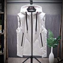 Autumn and winter vest mens jacket Korean trend sleeveless warm vest waistcoat couple winter down cotton horse clip
