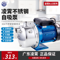 Guangdong Lingxiao Self Priming Pump BJZ Type Stainless Steel Fully Automatic Booster Pump Domestic Tap Water Pressurized Pump Pumping Pump
