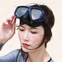 Near-sight glasses floating periscope diving mirror diving male and female high-definition swimming goggles protector with large frame swimming free and protective nose