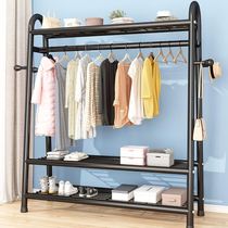 Floor rack drying household storage rack master bedroom fashion new trouser rack mobile clothing store