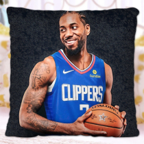 (Send pillow core) NBA Kowai Leonard star surrounding Photo pillow kawaii double-sided man-made pillow
