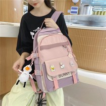 Cute schoolbag female college student Korean version of Harajuku junior high school backpack five or six-year backpack