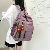 Large capacity schoolbag female Korean version Harajuku high school students junior high school students backpack 2021ins backpack men