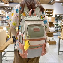 Color school bag female primary school students three to five six-year backpack female high school students travel advanced shoulder bag