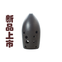 Fengs Pottery Xun new 10-hole ten-hole double-cavity black pottery pen holder Xun treasures Professional performance-grade national musical instrument