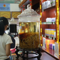 Straight glass wine bottle medicinal wine jar unleaded extra-large wine bottle width 30cm 40kg 50kg 100kg long height