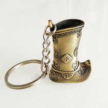 Inner Mongolia tourist souvenirs Mongolian specialty crafts key chain clasp small pendant small hanging ornaments small boots