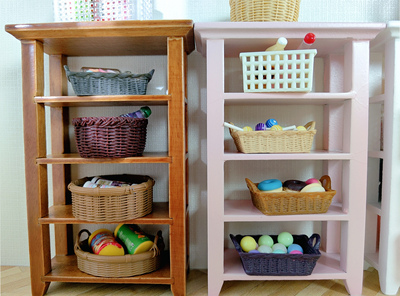taobao agent 6 points and 12 points The simulation basket storage basket model slightly shrinks the mini food and play doll BJD baby house props accessories