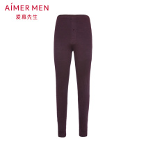 Mr. Adore Warm Underwear Men Light Suede Antibacterial Autumn Pants Red Natural Bamboo Suede Thickened Long Pants NS73D011