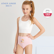 Aimer Junior Aimer Junior warm bag girl high waist physiological pants two-piece bag AJ1224891