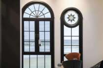 Good wood road system doors and windows LN68 broken bridge aluminum