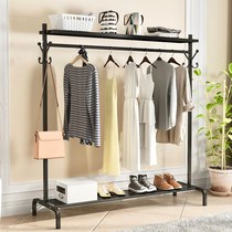 Indoor drying rack floor-to-ceiling folding bedroom hanger simple single pole cool drying clothes shelf multi-function drying change