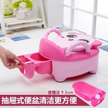 Childrens toilet toilet female baby drawer type child shit stool basin 1-3-6 years old plus size to do toilet