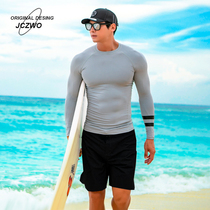 Wetsuit Mens top Sunscreen quick-drying snorkeling surf suit Long sleeve trousers Hot spring bathing suit Jellyfish suit suit