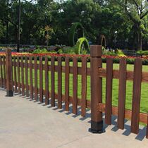 Garden lawn anticorrosive wood railing guardrail fence fence small fence yard decoration courtyard partition indoor flat ground