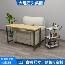 Movable single-layer Japanese manicure table matching manicure sofa table with wheels manicure table simple manicure sofa chair