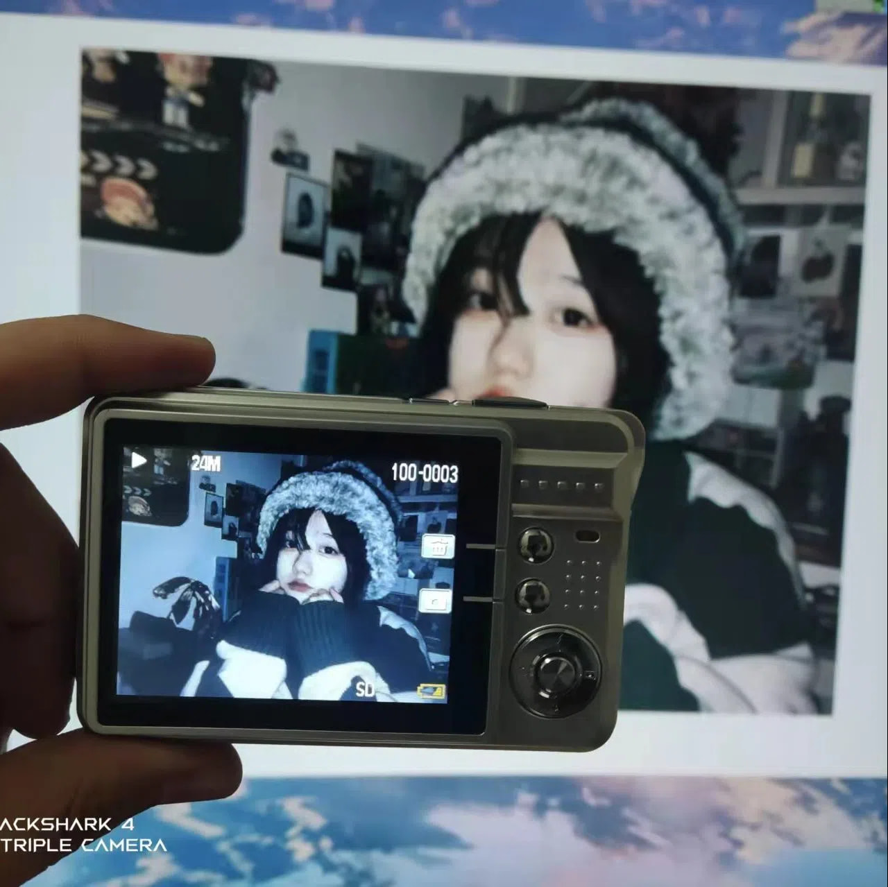 学生デジタルカメラレトロ CCD キャンパス HD ポータブル小型 vlog カメラエントリーカードカメラギフト