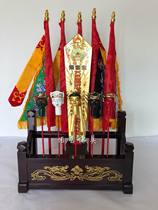 Taoist dharma altar Taoist supplies Five camp bucket Five camp general head Five party order flag token set