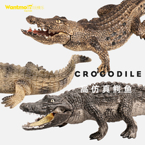 Play model children simulation crocodile wild animal model toy Nile alligator Chinese alligator wild boar Alligator Alligator
