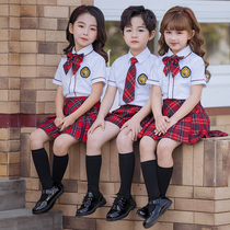 Childrens performance costumes chorus recitation eloquence kindergarten Garden uniform into the kindergarten Yinglun summer primary school group