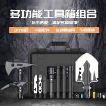 Outdoor multifunctional Ordnance shovel set ice pickaxe combination camping mountaineering adventure self-driving tour outdoor supplies