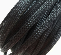 Snakeskin mesh black three-woven special encrypted PET woven mesh nylon mesh seismic net 8mm