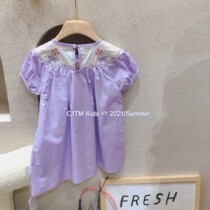 Childrens dress Korea Korean ins embroidered female childrens princess dress summer thin wild new fashion fashion