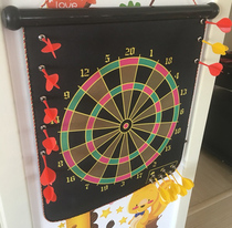 Magnetic double-sided dart board target set Childrens parent-child safety toy magnet force suction stone standard professional