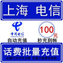 Shanghai Telecom 100 Yuan Telephone Fee Seconds Fast Recharge Card Professional Batch Charge Payment National Large-sum Mobile Phone