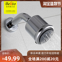 Buritu air pressurized water saving micro sprinkler Dark mounted wall shower head Shower head Concealed sprinkler