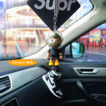 BOB Cartoon Great Uncle Boyfriend In-car Pendant Personality AJ Shoe Model Car Rearview Mirror Hanging Ornament Fragrant creative gift