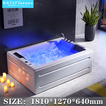 Vitus Acrylic Surf Massage Smart Bath Thermostatic Heating Bubble Double Deluxe Waterfall Couple Bath