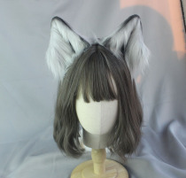 Deer girl-plush animal three-dimensional ear simulation wolf ear Beast ear COS Snow wolf ear clip KC hairband