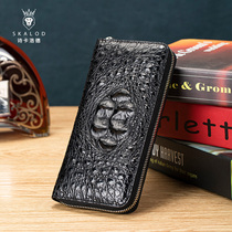  Sikalo Thai crocodile leather handbag mens high-end clutch zipper leather luxury long wallet