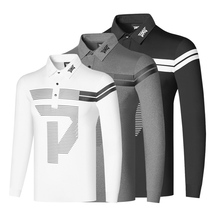 New golf jersey clothing men long sleeve polo shirt outdoor sports quick-drying casual top T-shirt custom