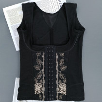 Low back clip female waist waist waist flat back shaping shirt top Antinia body manager mold postpartum chest thin